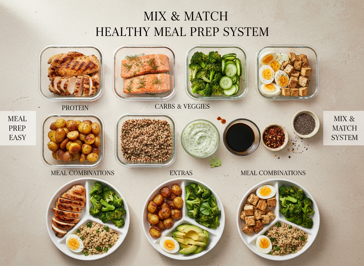 Mix and Match Healthy Meal Prep System